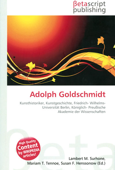 Adolph Goldschmidt - Mängelartikel