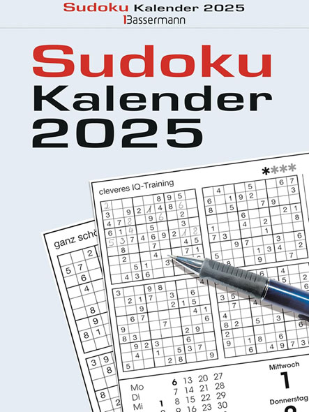 Sudokukalender 2025 - Mngelartikel