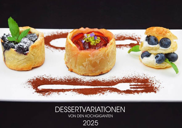 DESSERTVARIATIONEN (Tischkalender 2025 DIN A5 quer) - Mngelartikel