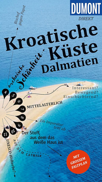 DUMONT direkt Reisefhrer Kroatische Kste Dalmatien - Mngelartikel