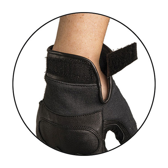 Taktische Handschuhe Leder / Aramid02