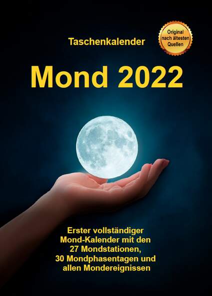 Taschenkalender Mond 2022